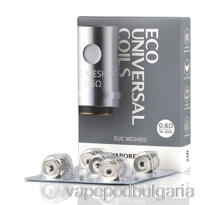 Vape Технически характеристики Vaporesso Euc резервни намотки 0.6ohm Euc Meshed